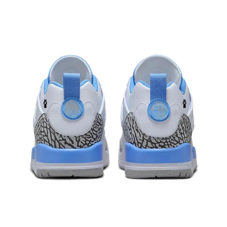 Jordan Spizike Slip Resistant Abrasion Resistant Low top Vintage Basketball Shoes Unisex Blue FQ1759-141(Team56-)