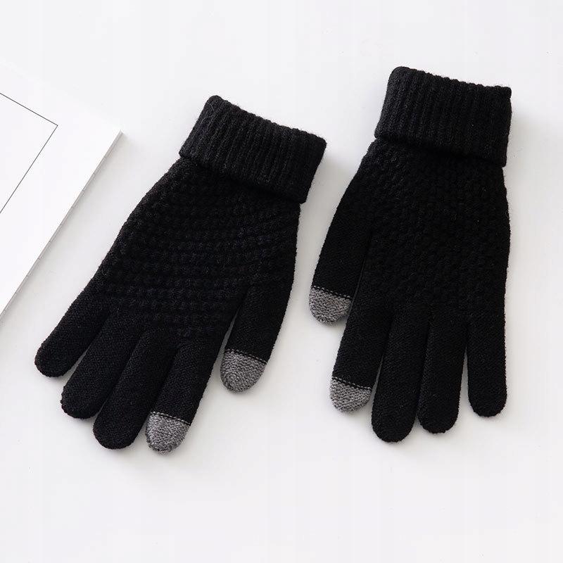 Acrylic Warm Touch Gloves White R02
