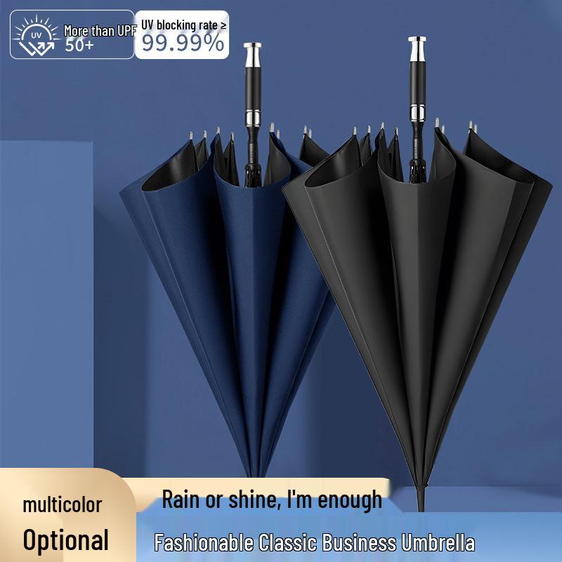 Rolls-Royce Double Golf Umbrella - Automatic Long Straight Umbrella for Sun and Rain, Ideal Gift with Custom Logo Print.
