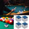 4/6/8/12pcs Billiard Cue Tip Chalk Replacement Nonslip Square Cue Chalk Powder Billiard Cue Tip Chalk Pool Accessory