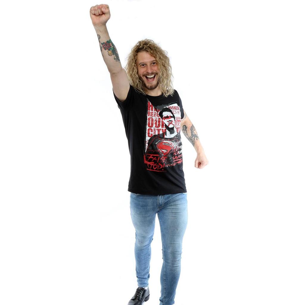 DC Comics Pánské tričko Batman v Superman Falešný bůh