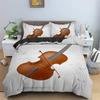 3D Print Musical Symbols Bedding Set,Duvet Cover Comforter Bed Set Quilt Cover Pillowcase,King Queen Twin Size Boys Girls Adults