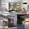 LED nástenné svietidlo 4W 6W 8W nástenné svietidlá Vnútorné osvetlenie nástenné svietidlo AC85-265V do spálne Obývacia izba Schodisko Home Decor svietidlo