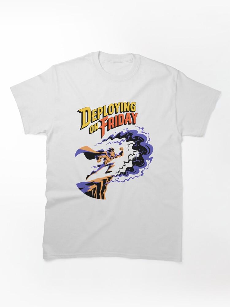 Portal Hero Jumping Into Portal Void Classic T-Shirt