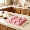 12 Cavity Mother's Day Theme Baking Mold Non-stick Silicone Candy Mold Mousse Cake Molds  Household