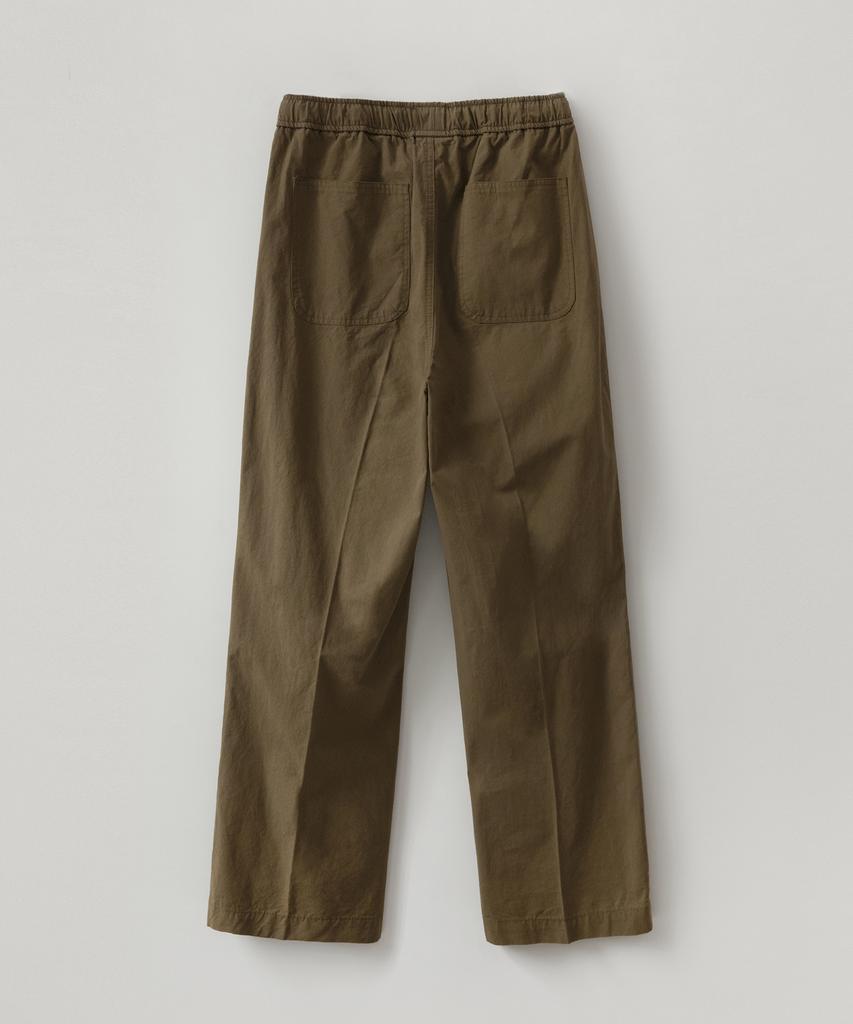 PUBLICFIGURE Cotton Paper Easy Pants_Khaki