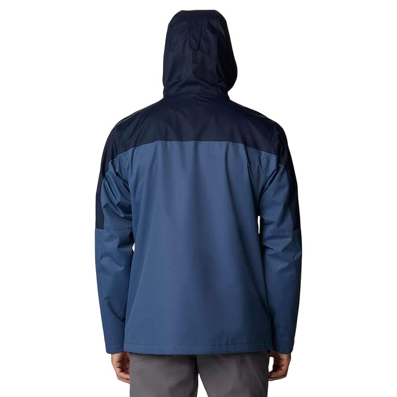Columbia 3 in 1 Hooded Comfortable Fleece Lined Long Sleeved Hiking Waterproof, Windproof, Breathable, And Thermal WM5648-478