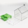 Transparent Bird Feeding Bowl Prevent Scattering Bird Bath Hanging Parrot Feeder  Easy To Clean
