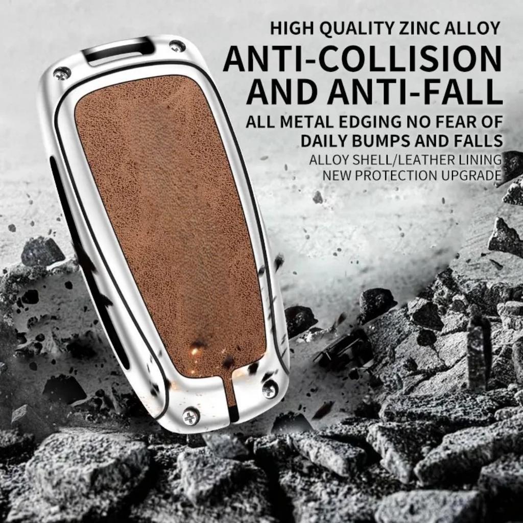 Zinc Alloy Car Remote Key Case For Ford Raptor F150 Remote Control Protector For Ford F-150 Raptor Car Key Cover Car Accessories