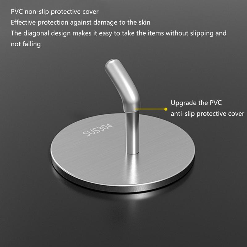 Set of 5 Versatile Adhesive Towel Holders Convenient Stick On Hooks for Bathroom Livingroom Rustproof Towel Holder Hooks