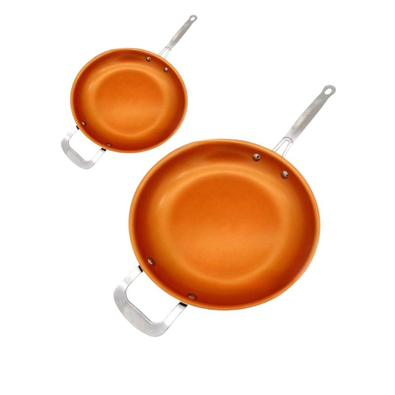 Durable Copper Non-stick Pan With Multi-size Options