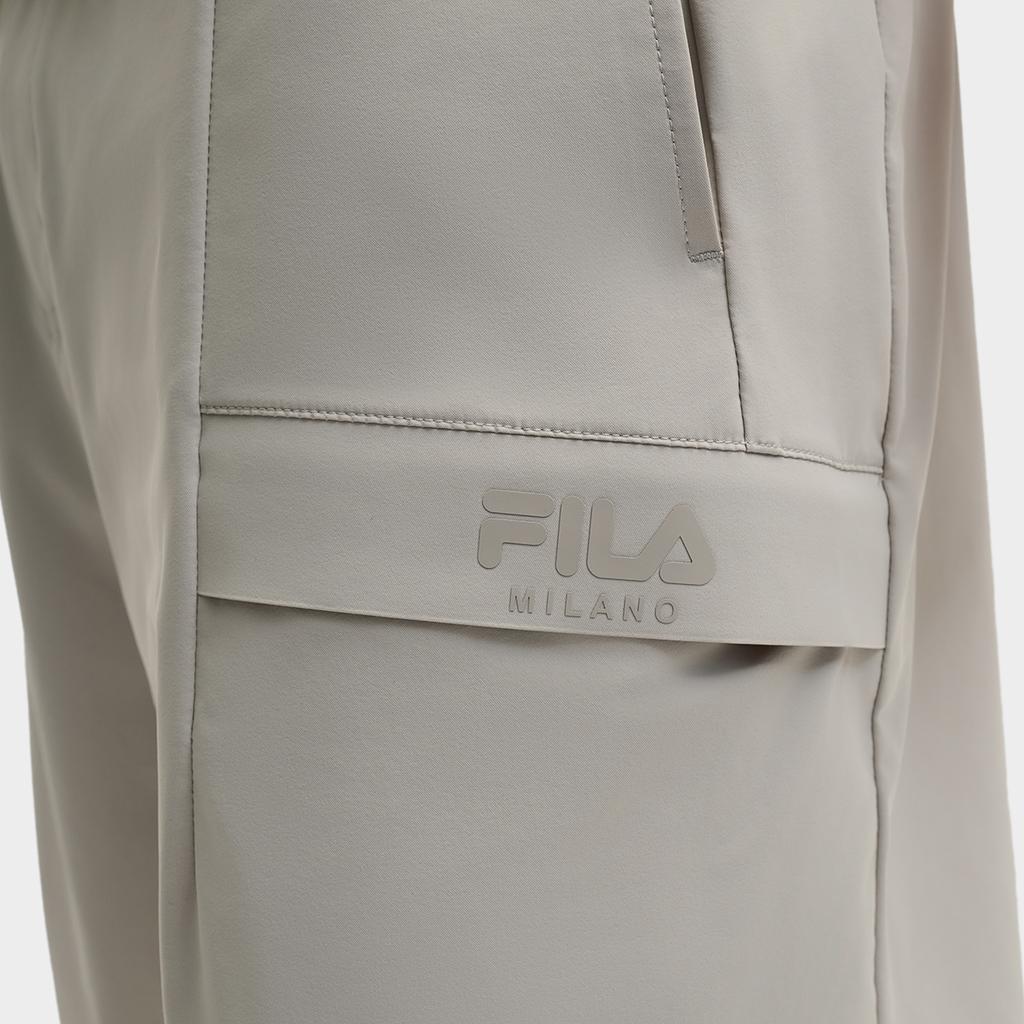 Nueva Colección Deportiva de Lujo Italiana FILA MILANO Pantalones Cortos Casuales para Hombre Monocromáticos Grises GY F11M525803F-GY