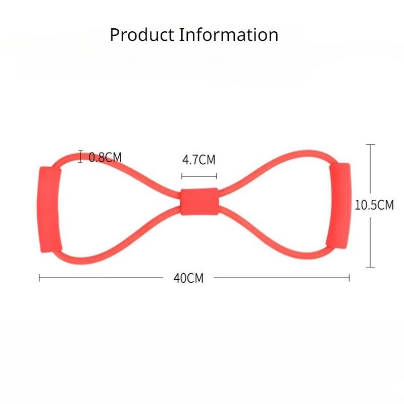 Resistance Band Arms Chest Expander Pulling Rope 8 Word Elastic Exercise Muscle Yoga Training Tubing Home Gym Fitness Equipment