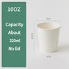 25pcs Disposable Double-layer Coffee Cup Thickened Heat-insulating Kraft Paper Cup Hollow Heat-resistant Beverage Cups Sealed Leak Proof Lid