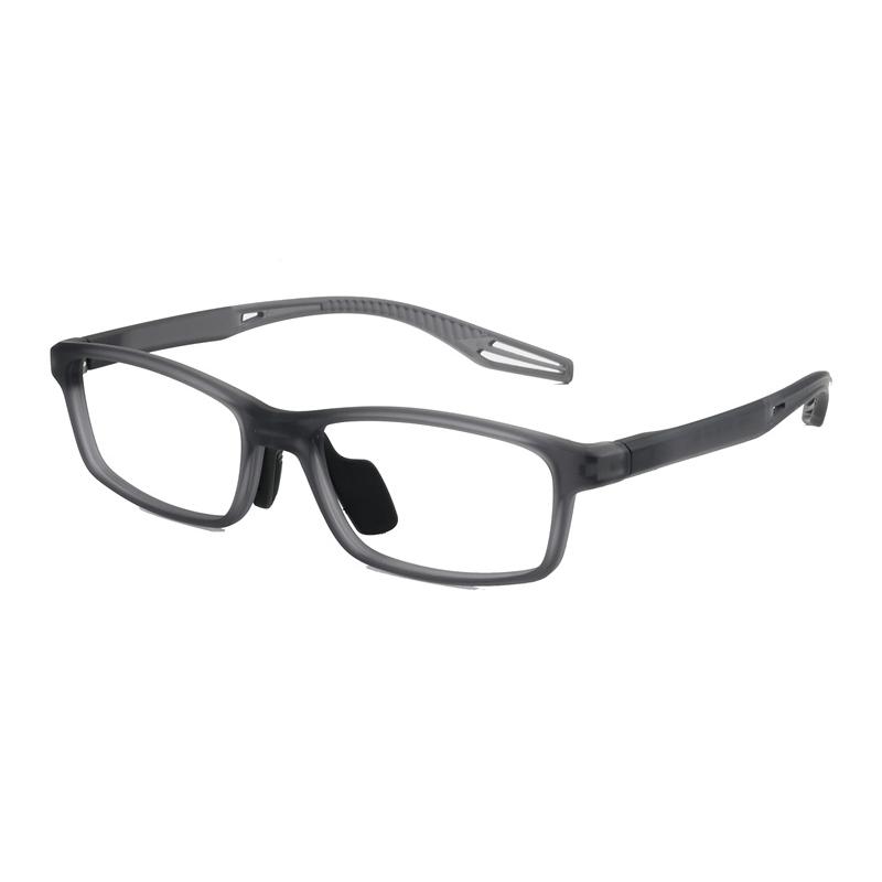 

Ultralight Anti-collision Sports Glasses Men Narrow Frame Myopia Prescription Photochromic Anti Blue Ray Femal Hyperopia Eyewear Single Version&1.56&None серый