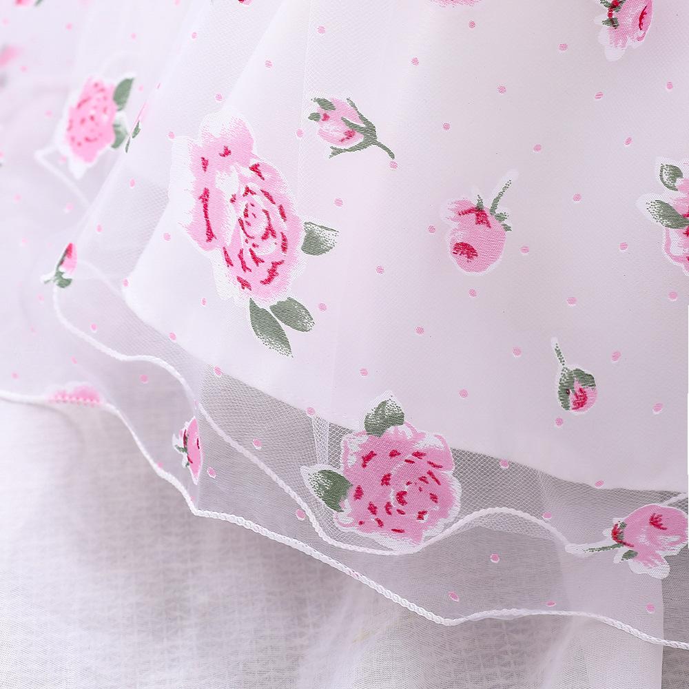 0-10 Years Summer Toddler Baby Girls Dress For Party Wedding Birthday Print Flower Christening Gown Children Clothes Floral