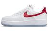 Nike Air Force 1 Low '07 Satin White Varsity Red Women's DX6541-100