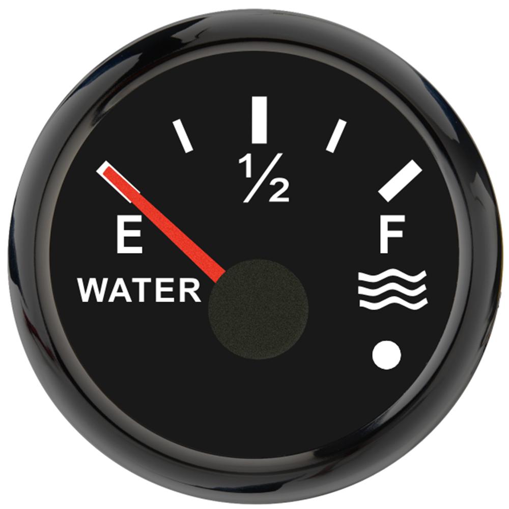 ELING 52mm Water Level Gauge Meter 0-190ohm 240-33ohm with Red Backlight and Alarm for Car Ship Motorcycle Universal 12V 24V