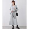 ROPE PICNIC Lamellibe Knit Black Size 38 Dress, (01),