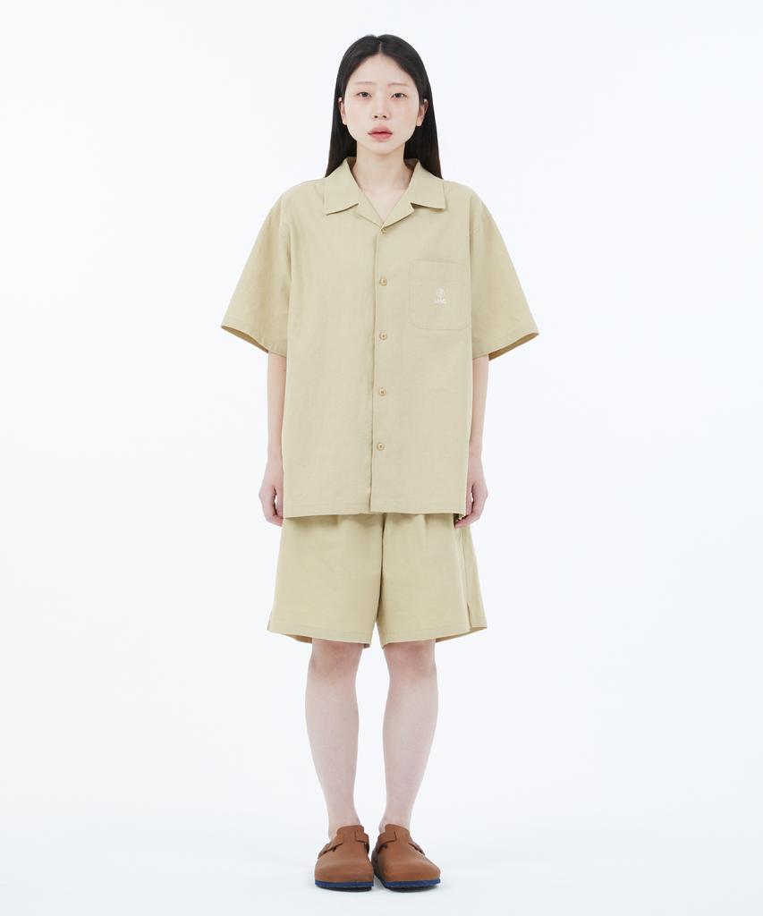 LMC Globe Linen Shorts Olive