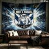 Custom Name Bulldogs Printed Tapestry – Wall Hanging for Bedrooms, Dorms, and Home Decor