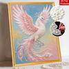 Shiny Pearl Elegant Phoenix DIY Painting Creative Bead Art Craft Household Wall Decoration Nice Present For Art Hobbyists Home Ornament Decor