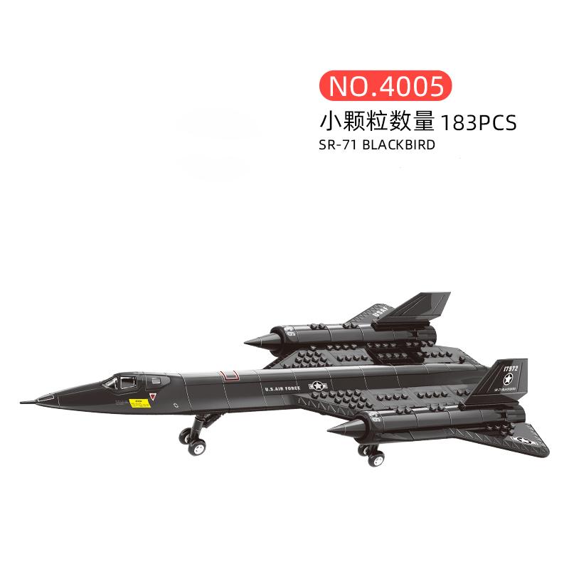 Militärisches Aufklärungsflugzeug der Luftwaffe, Legierungsmodell, Hubschrauber-Kampfflugzeugmodell, Zusammenbau von Kriegsbausteinspielzeug