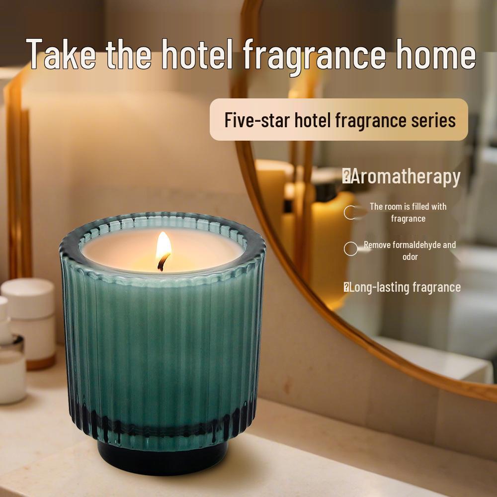 

Luxury Scented Candle Gift Set: Valentine s Day Five-Star Hotel Exclusive with Long-Lasting Fragrance 150g (Net Weight)
