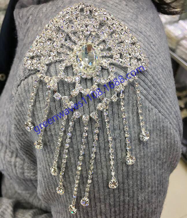 

DIY Rhinestone Flower Tassel Dance Costume & Accessory Set