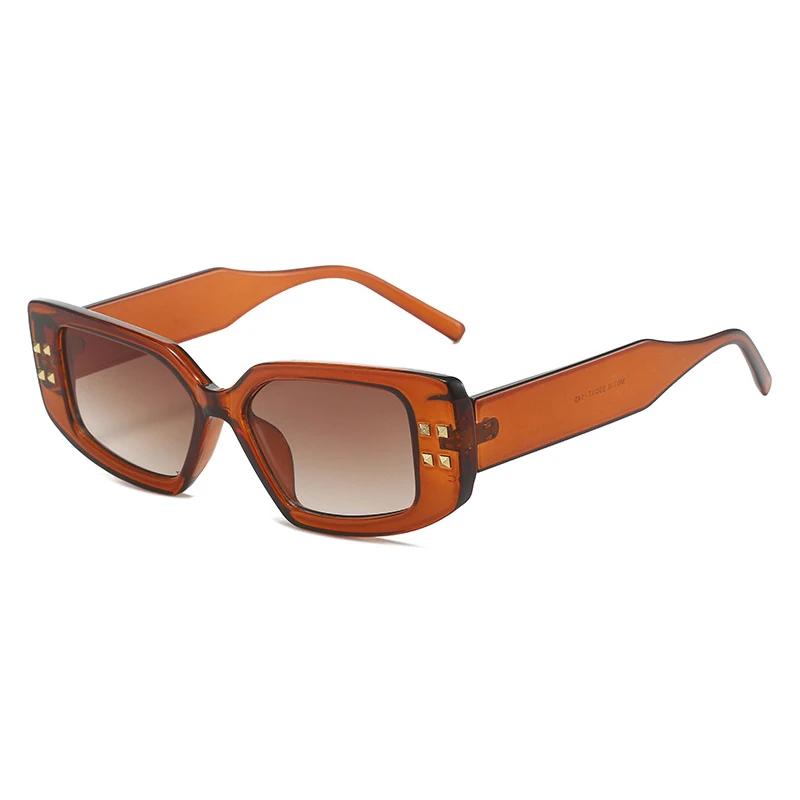 Occhiali Da Sole Unisex A Montatura Rettangolare Senza Bordo – UV400 – Ultraleggeri – Per Donna E Uomo