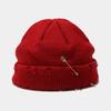 Trendy Unisex Wool Hat: European & American Iron Ring Pinhole Design for Street Hip-Hop