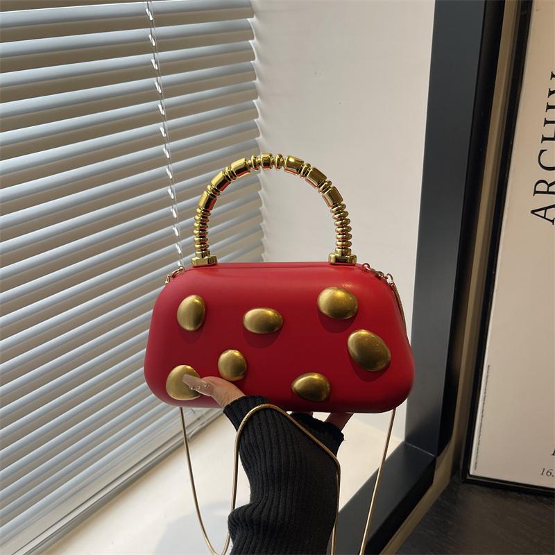Women's Evening Bag Fashion Luxury Designer Clutch WeddingParty Women Chain Crossbody Bag Solid Color Large Capacity ShoulderBag