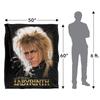 Labyrinth Crystal Ball Silky Jareth The Goblin King Supersoft Blanket