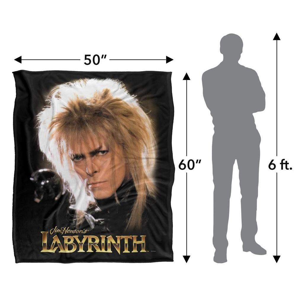 Labyrinth Crystal Ball Silky Jareth The Goblin King Supersoft Blanket