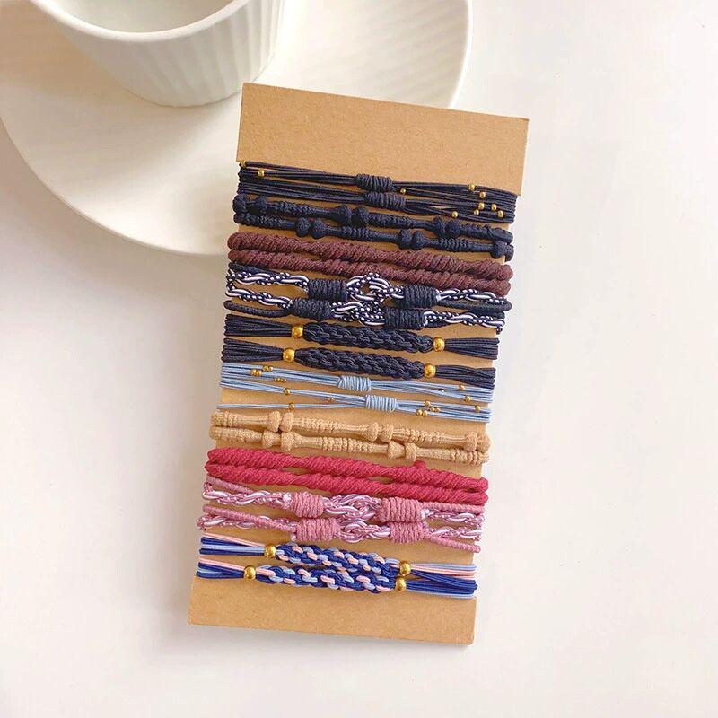 Elegant Elastic Headband & Ponytail Hair Tie Bracelet Set
