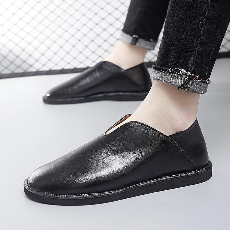 Fashion Men's Suede Lightweight Loafers Casual Men's Slip-On Shoes Comfortable Men's Driving Flat 2025 New Luxury Brand Male Dress Shoes