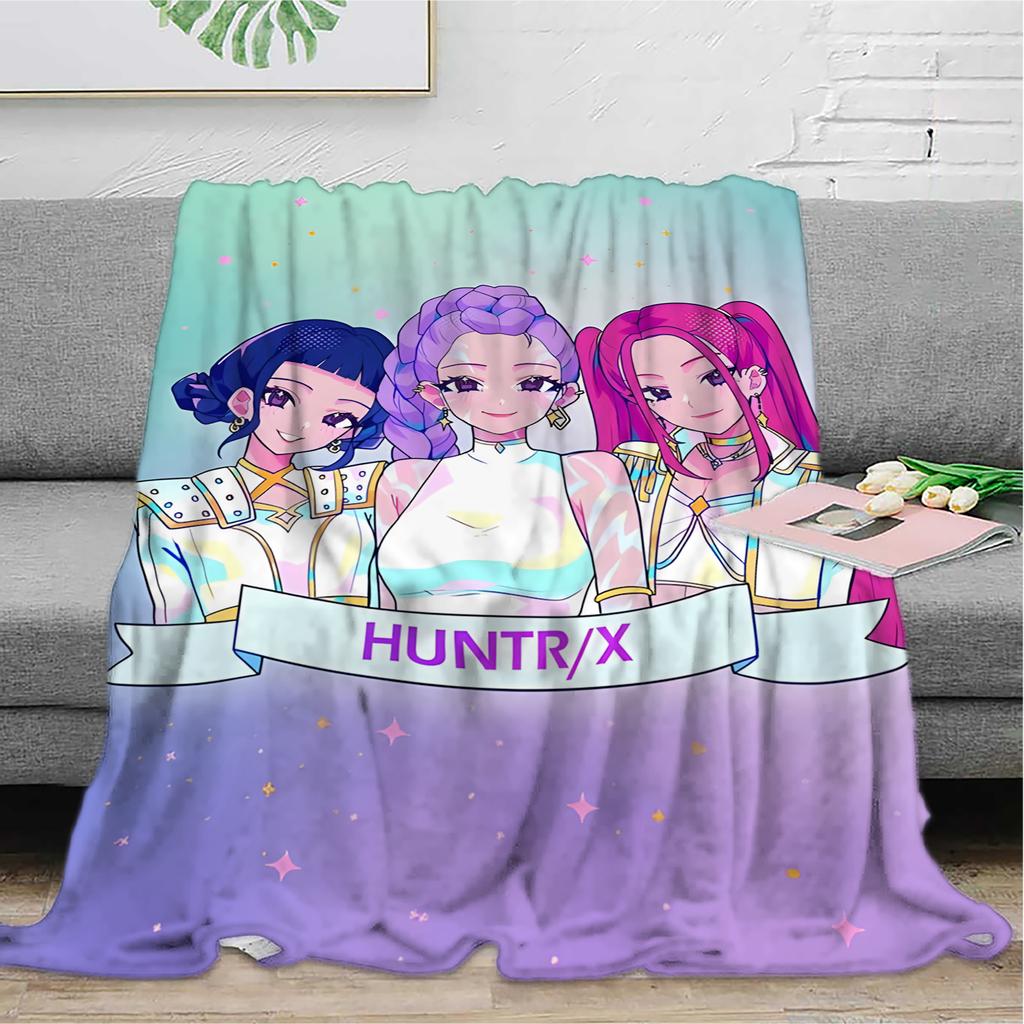Flannel Digital Printed Blanket Conditioning Blanket Sofa Blanket Girl Gift