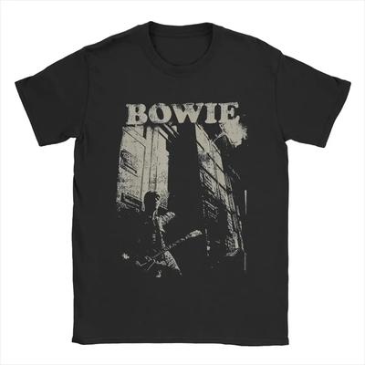 LE Stack Davids Bowied T Shirts Streetwear Men Women Fashion Short Sleeve Cotton Unisex Versatile Harajuku Leisure