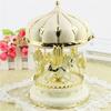 3 Horse Carousels Music Box Color Light Musical Box Christmas Birthday Presents Gift for Daughter Mom Granddaughter