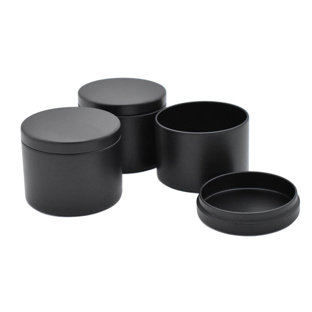 4Oz 8Oz Empty Luxury Round Scented Metal Holders Candle Tin Can