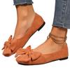 Skor Dam 2024 Plus Storlek Slip on Damskor Ballerinaskor Koncisa Casual Ballerinaskor Dam Rosett Fyrkantig Tå Utomhus Mjuksulade Skor Dam