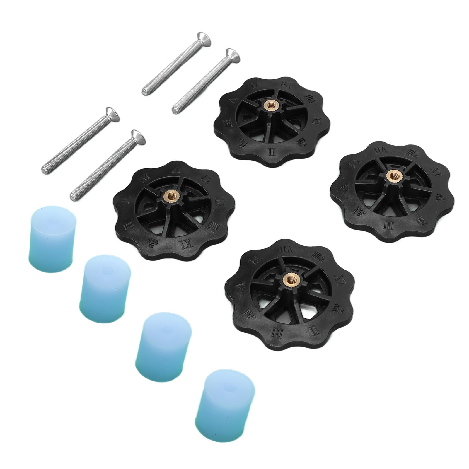 3D Printer Heat Bed Leveling Part Good Stability High Hardness Wear Corrosion Resistance M4 Thumb Wheel for Ender 5 Plus