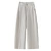 Cotton and Linen Wide-leg Casual Pants Women's 1116 Summer New Loose and Drape Feeling Thin Tencel Linen Straight-leg Pants