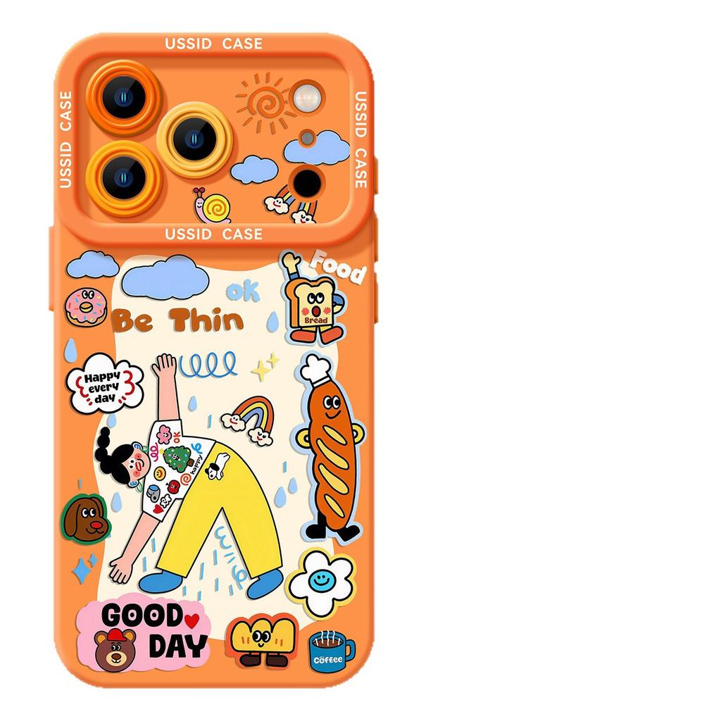 Dopamine Mobile Phone Case Is Suitable for iPhone17 Apple 16promax Silicone 15/14 Women's 13 Explosive 12 Soft Case