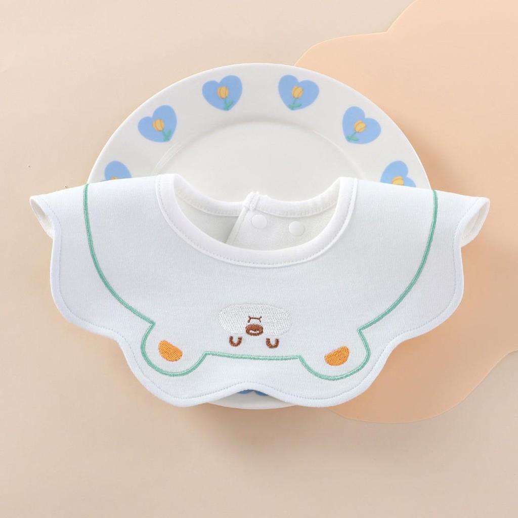 Breathable Cotton Baby Bibs: Waterproof and Absorbent for Newborns 0-1 Year