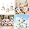 Cartoon Plush Cat Keychain Cute Pendant Keyring Hanging Ornament Keys Holder