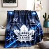 Toronto Maple Leafs Theme Blanket Suitable For The Sofa Camping And Travel Made Of Soft Flannel Material An Ideal Gift For Occasions Such As Birthdays