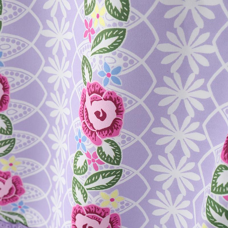 ZANZEA Women Casual Round Neck Summer Short Sleeve Floral Blouse