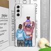 Super Mom Dad Baby Family Phone Case for Samsung Galaxy S25 S24 S23 S22 S21 S20 Plus Ultra FE A55 A54 Clear Soft Covers Boy Girl
