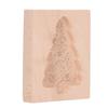 Carved Wooden Cookies Cutter Mold Kitchen Gingerbread Biscuit Press Stamp Embossing Mould Christmas Tree Shape